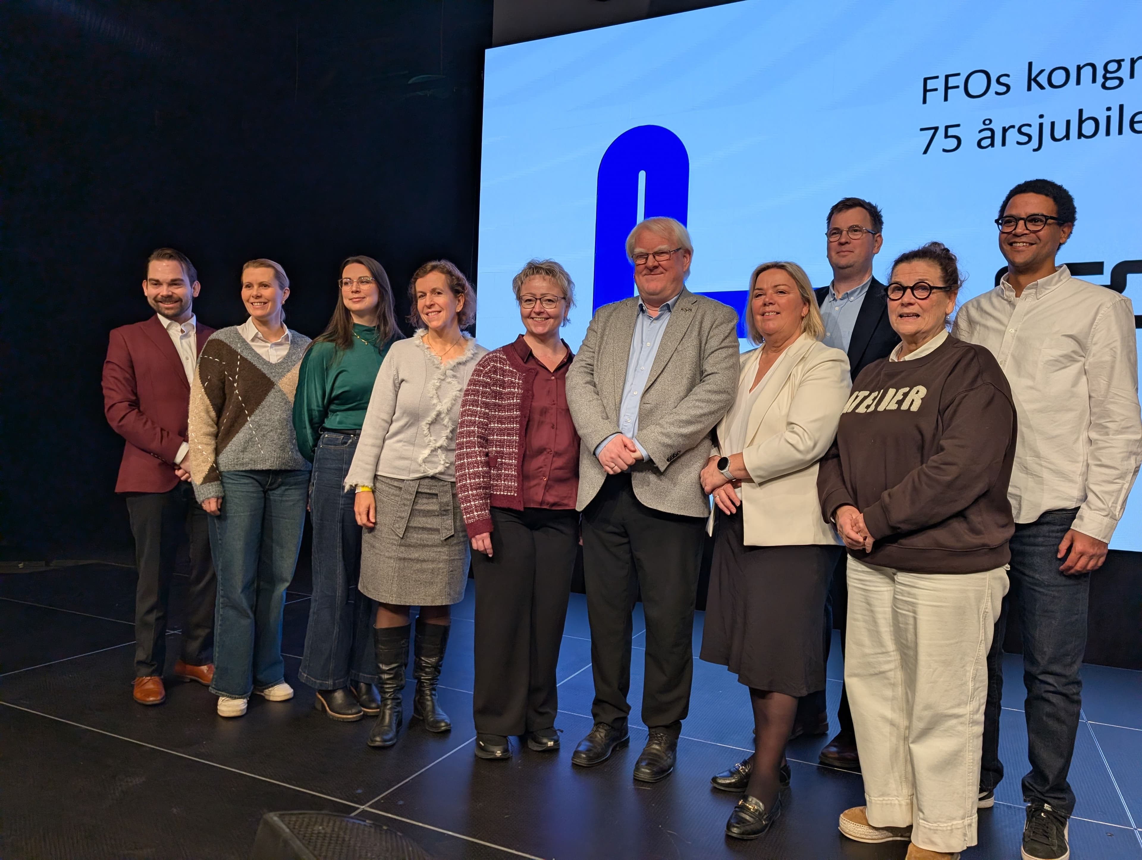 Styret i FFO, valgt på FFOs kongress 23. november 2025.